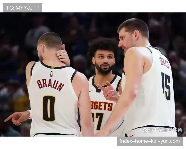 掘金约基奇穆雷戈登同时在场净效率+23.5,健康决定上限